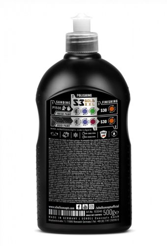 Scholl S3 GOLD XXL Robbanószemcsés Polírpaszta 500 g