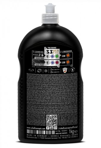 Scholl S3 GOLD XXL Robbanószemcsés Polírpaszta 1 kg