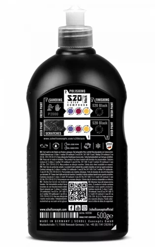 Scholl S20 BLACK Real 1-Step Polírpaszta 500 g