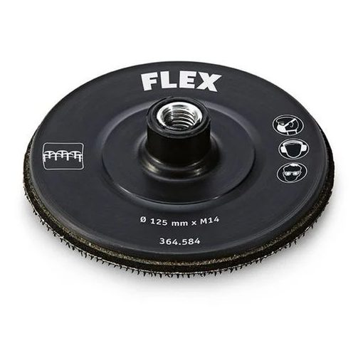 FLEX Klett-Schleifteller D125 (tépőzáras hátlap)