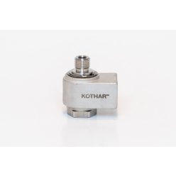 Kothar 90° Forgócsatlakozó, 1/4"M-1/4"F (INOX)