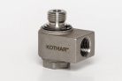 Kothar 90° Forgócsatlakozó, 3/8"M-3/8"F (INOX)