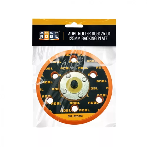 ADBL Roller Backing Plate 125 D09  - Tépőzáras Tartótányér 125 mm 