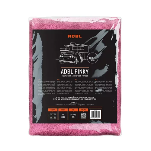 ADBL Pinky - 10db Szegélymentes Mikroszálas Kendő 350GSM 40x40