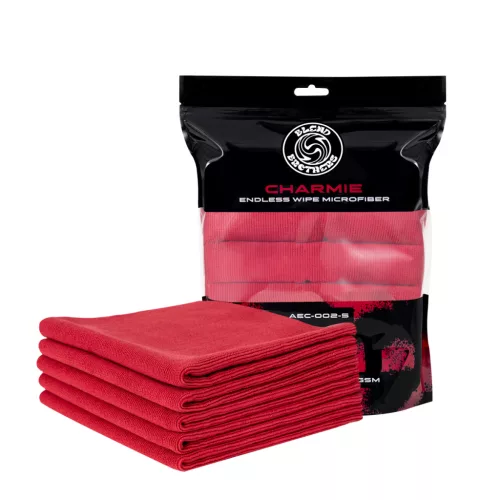 Blend Brothers Charmie Szegélymentes mikroszálas kendő 5db 40×40 cm (420 gsm) Piros