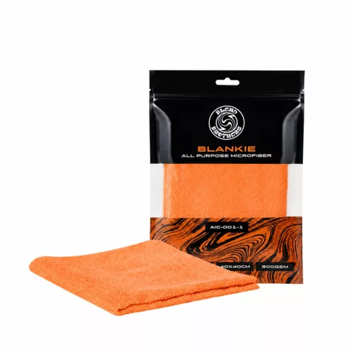 Blend Brothers Blankie Szegélymentes mikroszálas kendő 40×40 cm (300 gsm) Narancs