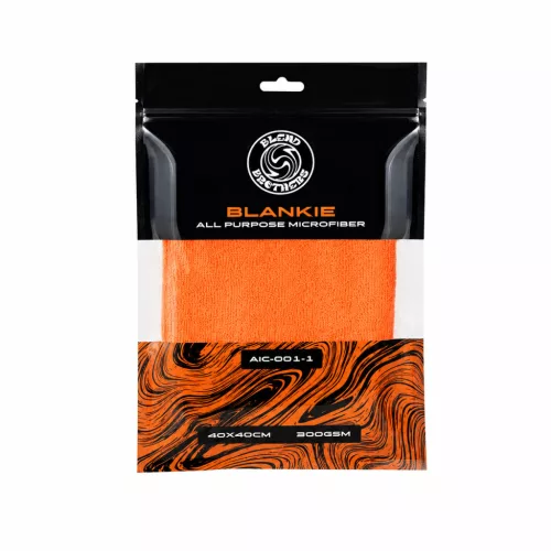 Blend Brothers Blankie Szegélymentes mikroszálas kendő 40×40 cm (300 gsm) Narancs