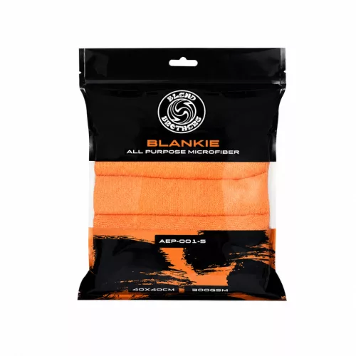 Blend Brothers Blankie Szegélymentes mikroszálas kendő 5db 40×40 cm (300 gsm) Narancs