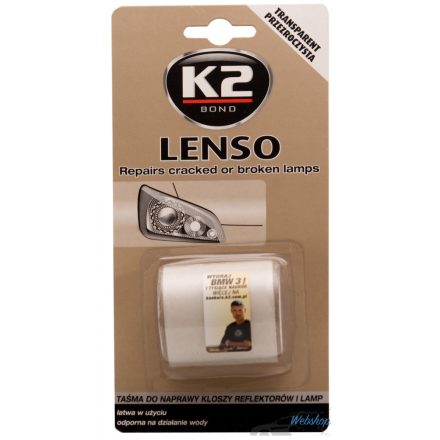 K2 Lenso - Lámpabúra Javító Szalag - Fehér