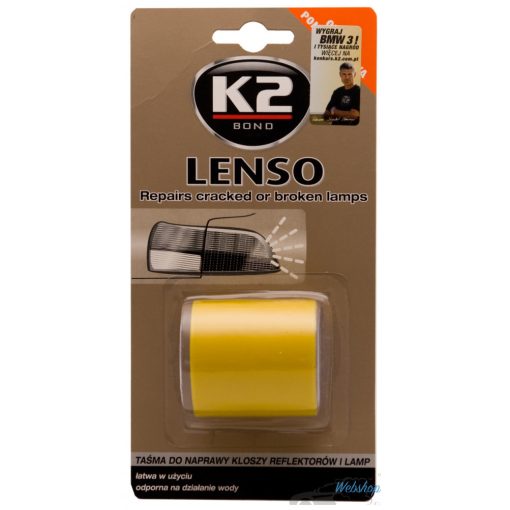 K2 Lenso - Lámpabúra Javító Szalag - Sárga