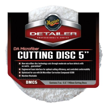 Meguiar's DA Microfibre Cutting Pad 5" (2db)