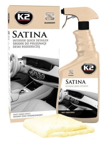 K2 Satina 770Ml – Blueberry Műszerfalápoló És Regeneráló