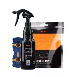   ADBL Glass Cleaner Ultra 0,5L & Goofer Towel & Erla Bivo - Üvegtisztító csomag