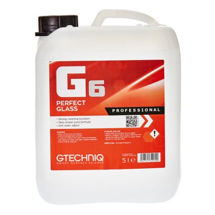 Gtechniq G6 Antisztatikus Üvegtisztító - 5000ml