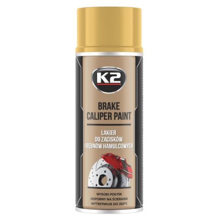 K2 Brake Caliper Paint 400ml - Arany Féknyereg Festék