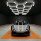 Optonica XXL Hexagon világítás - 14 részes hideg fehér