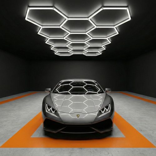 Optonica XXL Hexagon világítás - 14 részes hideg fehér