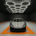 Optonica XXL Hexagon világítás - 14 részes hideg fehér