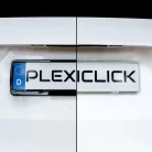 Plexiclick átlátszó rendszámtartó