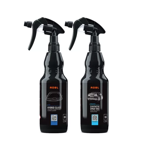ADBL Synthetic Spray Wax 0,5L & Hybrid Glass Cleaner 0,5L- Vízlepergető csomag