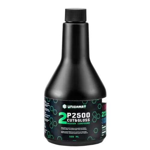 Unicarat P2500 Cut & Gloss 500ml - Közepes polírpaszta