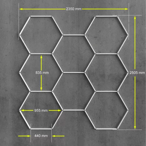Unicarat Hexa világítás - 8 részes