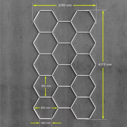 Unicarat Hexa világítás - 14 részes (Hideg fehér)