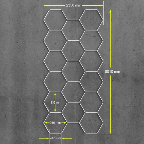 Unicarat Hexa világítás - 17 részes