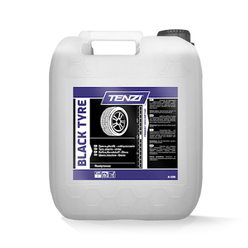 Tenzi Black Tyre 5L - Vízbázisú gumiápoló (fényes)