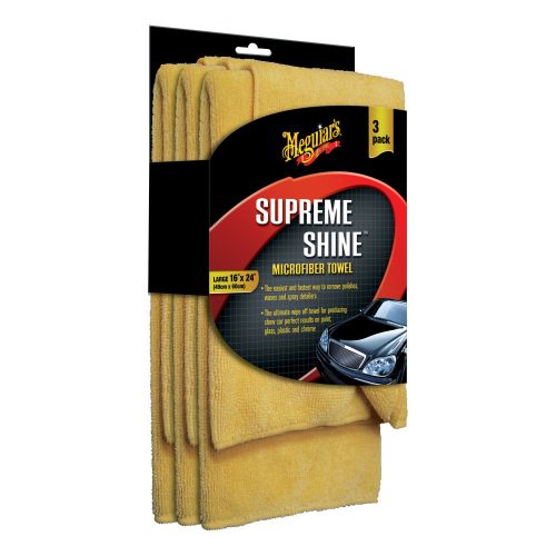 Meguiar's Supreme Shine Microfibre Towel (3db/csomag)